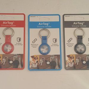 AirTag Silicone Holder 3 Pack 1-Red 1-Blue 1-Black  🆕